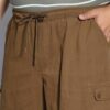 Urbano Plus Men's Brown Loose Baggy Fit Cargo Jogger Chino Pant with 6 Pockets Stretchable (pluschicargolospullp-08-brown-36) - Image 3