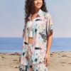 LITZO Beach Dresses for Couple Co Ord Set 2 Piece Dress Shirt and Short Beach Wear for Men and Women || Summer Dress (L-86) (Multicolor, S) - Image 7