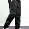 Lymio Reguler Fit Cotton Cargo Pants for Men (Cargo-47-Black-XL) - Image 7