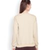 Jasan Apparels Sweatshirt for Women | Pullover Oversized Dropshoulder Sweatshirt (Beige, Small) - Image 2