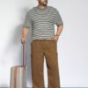 Urbano Plus Men's Brown Loose Baggy Fit Cargo Jogger Chino Pant with 6 Pockets Stretchable (pluschicargolospullp-08-brown-36) - Image 5