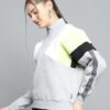 ROCK.IT from house of Monte Carlo Womens Solid Grey Mock Neck Full Sleeve Sweatshirt - 2240102617-2-34 - Image 7