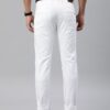 Majestic Man Slim Fit Cotton Blend Casual Mid Rise Trousers for Men (32, Milky White) - Image 6