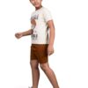 ACTLIVE Boy's Cotton full Sleeves Printed Tshirts and shorts Set |LOOKING TROBBLE-3-4YR| - Image 3