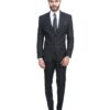 MANQ Men's Slim Fit Single Breasted Blazer (BL-101-38_Black_38) - Image 5