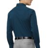 Peter England Men's Everday Regular Fit Solid Shirt | Cotton Rich | 5-Pin Pocketing Navy - Image 4