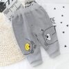 Googo Gaaga Boy's Cotton Full Sleeves Sweatshirt with Pant Set (Yellow) - Image 4