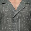Lymio Regular Fit Shirt for Men|| Men Stylish Regular Fit Shirt (Linen-E-Squre) (in, Alpha, 2XL, Green) - Image 6