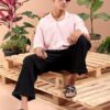 The Indian Garage Co Men's Relaxed Fit Shirt (0923-SHNDRS-02_Black - Image 3