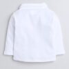 BUMZEE Unisex Cotton Sky Blue & White Boys Full Sleeves Shirt Waistcoat & Pant Set with Applique Bow Age-2-3 Years - Image 6