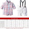 BLECKZ SOMEAK Baby Boys Cotton and Spandex Printed Half Sleeves Applique Bow Solid Clothing Set (Peach, 1-2 Years) - Image 3