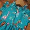 TAGAS Toddler Girls Ruffle Trim Cartoon Graphic Dress (4-5 Years) Blue - Image 4