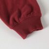 Artfish Women's Crewneck Long Sleeve Crop Tops Workout Casual Pullover Loose Sweatshirts (Burgundy,XS) - Image 3