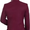 Men's Maroon Formal Blazer, Single Breasted, Wedding and Business Wear (in, Numeric, 38, Maroon) - Image 2