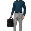 Peter England Men's Everday Regular Fit Solid Shirt | Cotton Rich | 5-Pin Pocketing Navy - Image 2