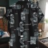 Certizo Men Stylish Premium Branded Typography Print Festival Printed Cotton Stretchable Fabric Slim Fit Half Sleeve Cut Away Collar Casual Shirt (in, Alpha, L, Regular, Black) - Image 4