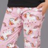 BLOEM Girls Cotton Animal Print Nightsuit | Top & Pyjama Set for Girls | Soft & Breathable Sleepwear Set (White, 7-8 Years) - Image 2