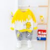 Googo Gaaga Boy's Cotton Full Sleeves Sweatshirt with Pant Set (Yellow) - Image 7
