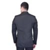 AURALOOM Men's Solid Cotton Full Sleeve Blazer for Men - Perfect for Weddings, Festive, Tweed Suiting Blazer with Curved Hem, 2 Front Pockets (in, Numeric, 44, Regular, G-Black) - Image 2