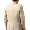 Peter England Men's Classic Blazer (PIBZWNSP159588_Beige - Image 4