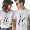 EPIKO You and Me Typography Printed Couple Tshirt | Stylish Couple Tshirt (Pack of 2) - Image 5