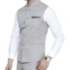 MANQ Men's Band Collar Slim Fit Formal/Party Waist Coat - Image 4