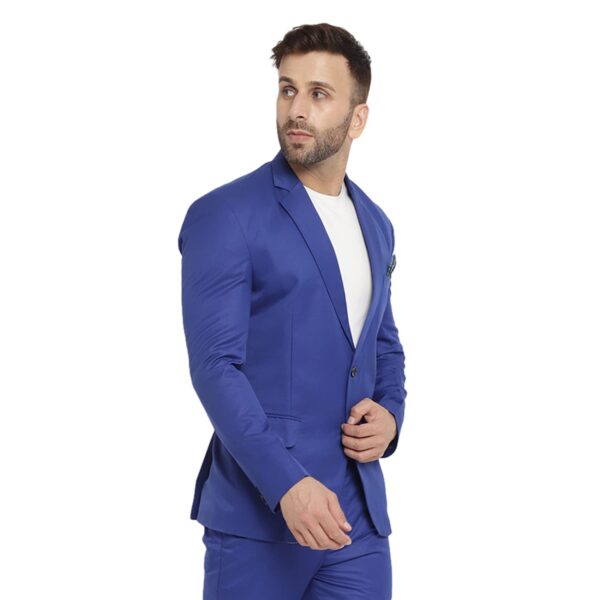 REFULGENT Men's Regular Fit Single Breasted Casual and Formal Blazer (Blue,Size-44)