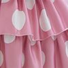 Niren Enterprise Baby-Girl's Satin Blend A-Line Knee-Length Pink Polka DOT Frock P5-E0BM-ZDBC 2 Years-3 Years - Image 4
