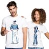 EPIKO Oversized Fit Stylish Animated Couple Tshirt |Trendy Unique Couple Tshirt (Combo of 2) - Image 4