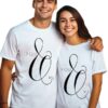 EPIKO You and Me Typography Printed Couple Tshirt | Stylish Couple Tshirt (Pack of 2) - Image 4