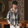 Campus Sutra Men's Multicolour Woven-Block Oversized Shirt for Casual Wear | Spread Collar | Long Sleeve | Button Closure | Oversized Shirt Crafted with Comfort Fit for Everyday Wear - Image 6