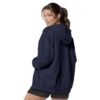 FUNKY MONKEY Cotton Blend - Women's Cute Hoodies Teen Girl Winter Jacket Sweatshirts Casual Drawstring Clothes Zip Up Hoodie with Pocket (in, Alpha, XL, Regular, Navy Blue) - Image 3