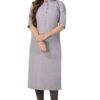 Women and Men Couple Kurta & Kurti Set_Fancy Printed deeess|Dress for Women Casual Dress Pure Couple Kurta & Kurti Set Viscose Royon for Women (MEN - XL/WOMEN - M, grey) - Image 7