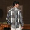 Campus Sutra Men's Multicolour Woven-Block Oversized Shirt for Casual Wear | Spread Collar | Long Sleeve | Button Closure | Oversized Shirt Crafted with Comfort Fit for Everyday Wear - Image 5