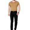 KARGEENS Slim Men's Stretchable Low Rise Jeans Pant for Casual Stylish Cotton Blend Denim (k2103_Black_34) - Image 2
