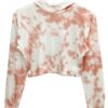 GRECIILOOKS Women Lycra Western Regular Fit Crop Hoodies (Orange, XX-Large) - Image 5