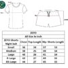 ZEYO Women's Cotton Dot Printed Purple Night Suit Set Of Top & Shorts 5226, Pajama Set - Image 3