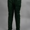AHHAAAA Kids Ethnic Silk Blend Waistcoat Kurta Pyjama 3 Piece Sherwani Set For Boys |Green 4-5 Years, 540| - Image 2