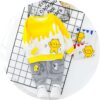 Googo Gaaga Boy's Cotton Full Sleeves Sweatshirt with Pant Set (Yellow) - Image 5