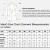 MANQ Men's Slim Fit Single Breasted Blazer (BL-101-38_Black_38) - Image 8