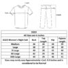 DZZO New Cotton Night Suit for Women Girls | Women's Cotton Printed Night Suit Set Pyjama Set Sleepwear Nightwear Nightdress Loungewear (XXX-Large) Navy Blue - Image 2