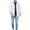 Full short lab coat | Unisex | 3 Pocket | 100% Terri cotton fabric | Perfect Fit | Anti Wrinkle | Lightweight | Durable (3XL) - Image 3
