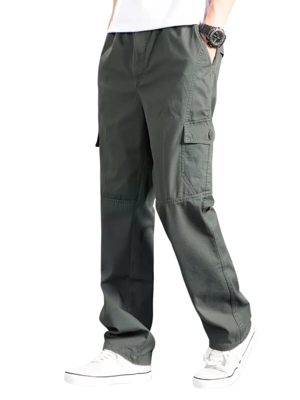Lymio Men Cargo || Men Cargo Pants || Men Cargo Pants Cotton || Cargos for Men (Cargo-119-Green-M)