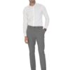 The Pant Project Luxury Pv Lycra Stretchable Grey Formal Pants For Men | Stylish Slim Fit Men's Wear Mid Rise Trousers For Office Or Party | Mens Fashion Dress Trouser Pant, 30 - Image 2