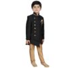 SG YUVRAJ Kids Indo Western Sherwani Set For Boys (UP-G144-BLACK-3) - Image 4