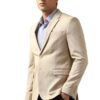Peter England Men's Classic Blazer (PIBZWNSP159588_Beige - Image 5