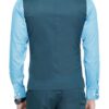 MANQ Men's Single Breast Three Button Slim Fit Formal/Party Waist Coat Green - Image 5