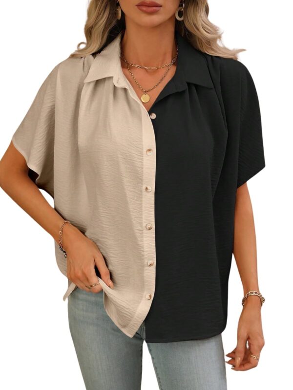 GRECIILOOKS Regular Fit Shirt for Women (Gl-W1892-M-Beige)