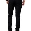 KARGEENS Slim Men's Stretchable Low Rise Jeans Pant for Casual Stylish Cotton Blend Denim (k2103_Black_34) - Image 3