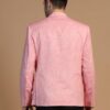 TAHVO Men's Blazer Regular Fit Linen Blend – Single Breasted Blazer for Men, Side Vents - Ideal for All Purpose Causal, Formal, Festival, Party and Wedding, Pink, Size-M - Image 5